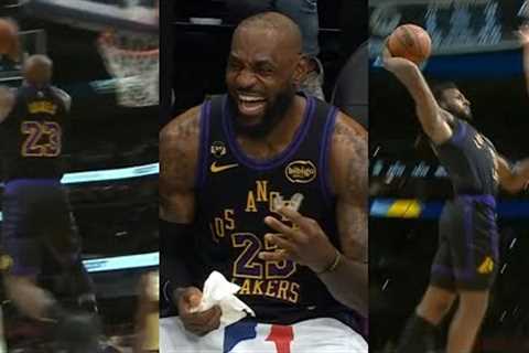 LeBron puts on a SHOW with INSANE dunks vs Wizards then Bronny dunks after 🔥