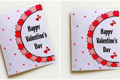 last minute Valentines Day Card | Valentine's Day Crafts With Paper | DIY Valentine's Day Gift Ideas
