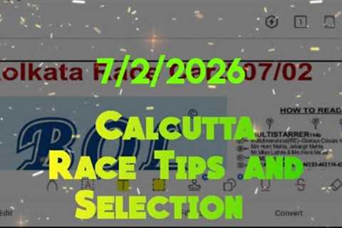 Calcutta Race Tips and Selection || The Queen Elizabeth 2 Memorial Cup (Gr.3)