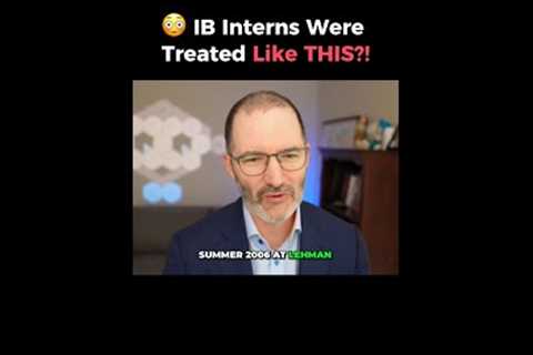 🦞 THIS Was Intern Life in Investment Banking?!