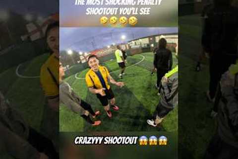 CRAZIEST PENALTY SHOOTOUT YOU’ll SEE😂😂😂 #football #viral #soccer #gopro #pov #shorts #sports