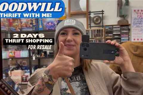 WE HAD A GOODWILL DATE NIGHT! | Goodwill Shopping | Thrift With Me | Thrift for Resale