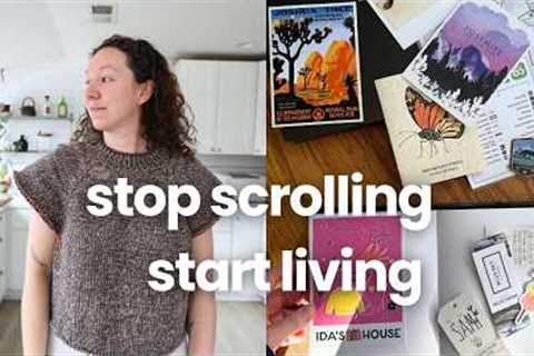 analog hobbies to save your mental health (and stop scrolling so much)