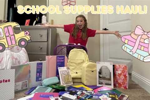 2025 school supplies shopping haul!📍📌📚✂️✏️ #grwm #schoolsupplies #schoolsuppliesshopping #haul
