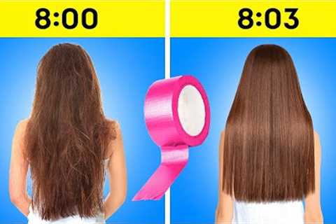Brilliant Hacks To Solve Girls' Problems || Beauty, Hair, Long Nails