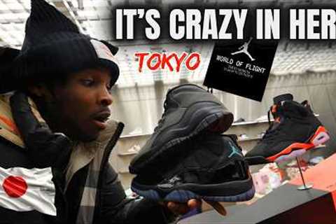 PULLED UP TO THE WORLD OF FLIGHT TOKYO 23 STORE IN JAPAN &amp; IT WAS INSANE! JAPAN PICK UPS!