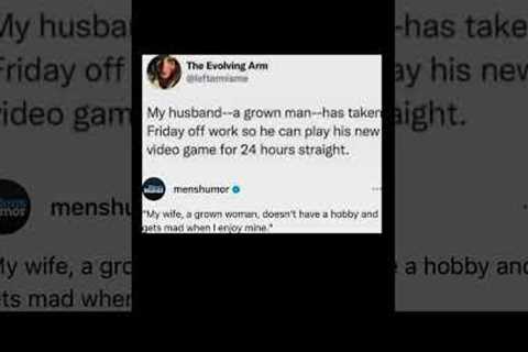 husband takes day off for gaming | Subscribe for more #motivation 😊👍