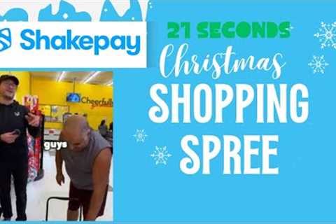 SHAKEPAY SHOPPING SPREE FOR 21SEc ♥️#shakepay #kindnessiscool #christmascelebration #usa ##canada 
