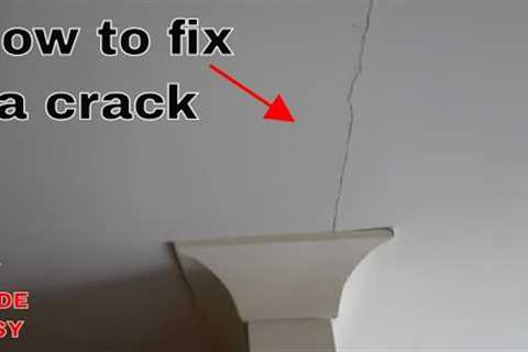 How to fix a crack in a wall or ceiling - DIY