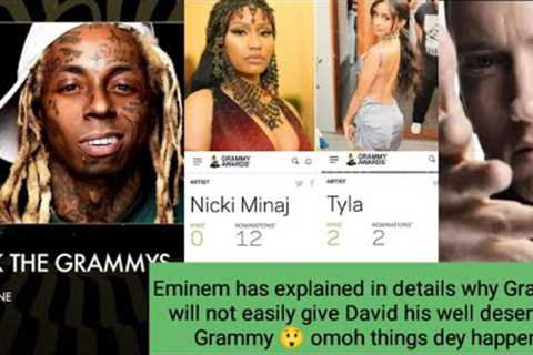 Eminem has given a full details why Nicki Minaj was nominated 12 times but 0 win &amp; Tyla 2times..