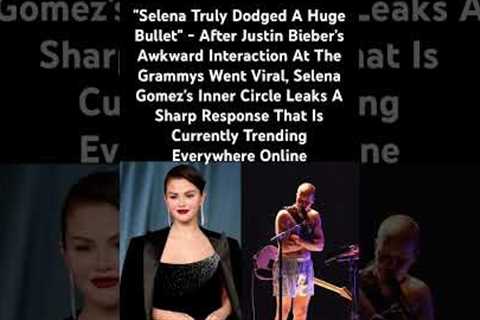 Selena Avoided Major Drama Moment#SelenaGomez #JustinBieber #Grammys #CelebrityNews #PopCulture