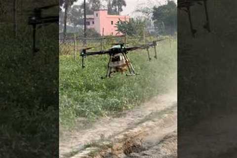 Drone se Spray 😱 | Smart Farming Technology 🚁🌾 #bihar #drone #farming #shorts