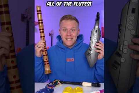 Playing ALL of my Flutes!