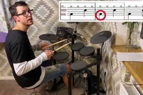 Yamaha DTX452K | Learning how to play drums | drum lessons for beginners | easy drum beats