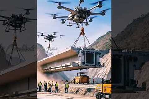 Ai giant Drone Technology in future Construction.#foryou #shortvideo #automobile #engineering