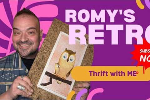 Awesome Vintage Finds at Goodwill! I'm BACK in Business! Thrift with Me For Fabulous Retro Decor! 