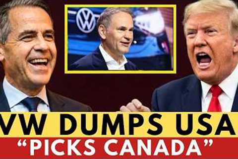 1 MIN AGO: Volkswagen Ditches US, Builds $7B Gigafactory in Canada as Trump's Tariffs BACKFIRE