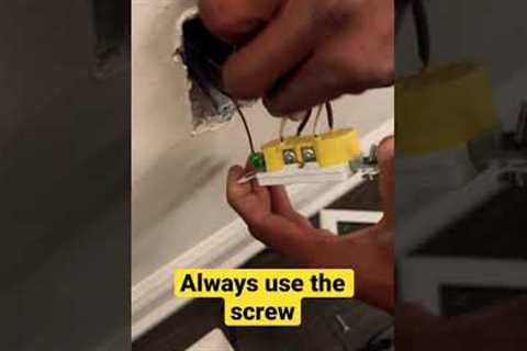 Tips from a pro: How to wire an outlet / plug #diy #electrician #learn #home #teach #reno #hgtv #tip