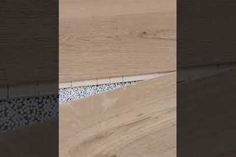 Easy to install floating flooring system. Oak Engineered wood floor. Click lock #diy #home
