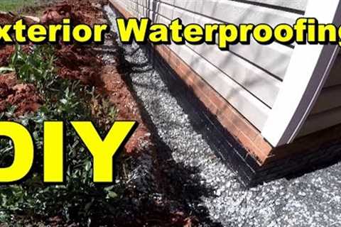 Exterior Waterproofing, Complete How To for Do It Yourself Homeowners, by Apple Drains