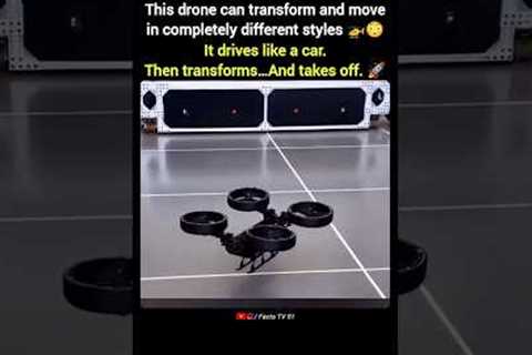 This Drone Transforms From Car to Flying Machine 🚁