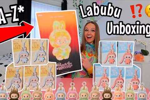 UNBOXING *VIRAL* A-Z MYSTERY MINI LABUBU BLIND BOXES!!🫢⁉️*SECRET RARE HUNT & WORLDS RAREST..