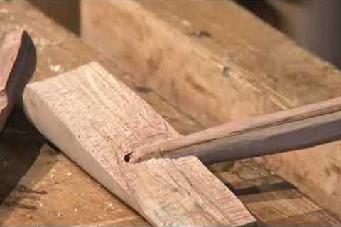 Joints without Glue - Boiled Mortises