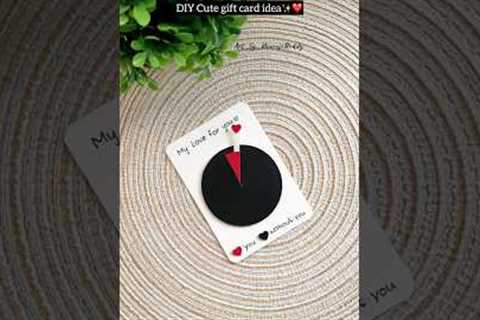 Handmade card for your loved ones | easy gift card ideas #diy #craft #handmade #giftideas #couple