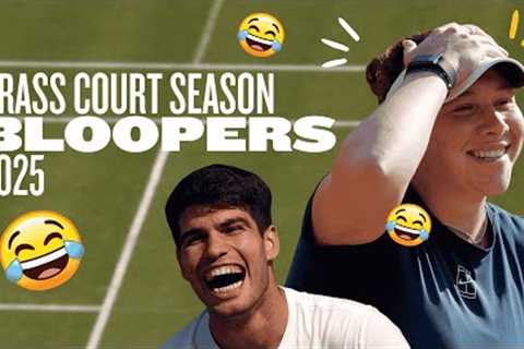 Try Not To Laugh 😂 | Grass Court Season 2025 Tennis Bloopers | LTA