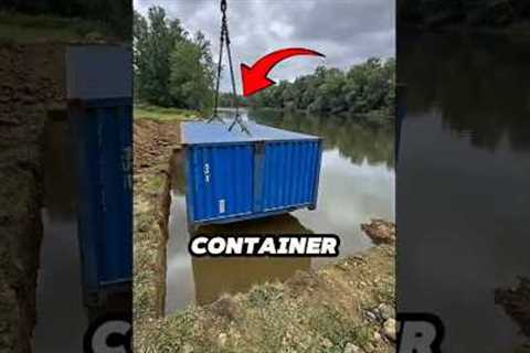 He Buried a Shipping Container Underground… Then Did THIS 😳