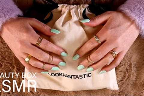 ASMR Look Fantastic Beauty Box Unboxing (🎧 soft spoken, tapping, scratching)
