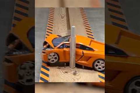 RC Lamborghini vs Real Lamborghini Crash Test Which is SAFER?
