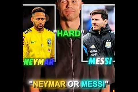When Ronaldo Chooses Against Neymar! 🤯