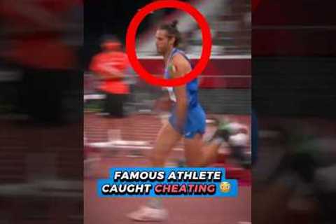 Olympian caught cheating 👀  #sports #olympics #sprinting #track #trackandfield