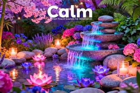 Bamboo Water Meditation Music 🌿 Calm the Mind, Reduce Stress &amp; Sleep Peacefully