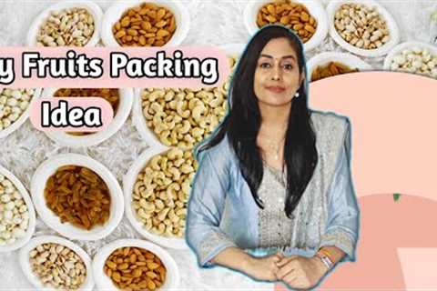 Dry Fruits Packing Ideas at Home Premium 🎁 | DIY Dry Fruit Packing for Wedding | Festival Gift..