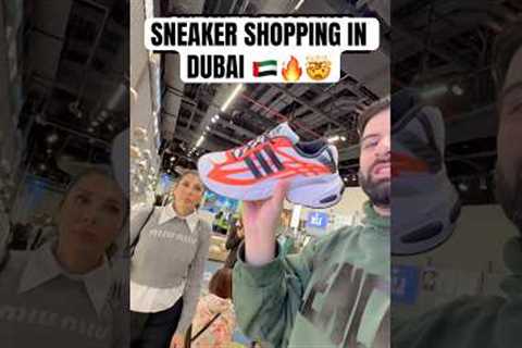 Sneaker Shopping at The Worlds Biggest Mall! #sneakers #dubai #sneakershopping