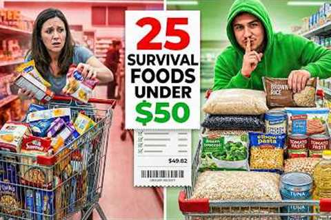 The $50 Survival Food List Every Prepper Needs Right Now!