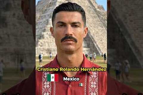 What If Cristiano Ronaldo Was Born In Different Countries? 🌍⚽🤔 AI Imagines how he would look like