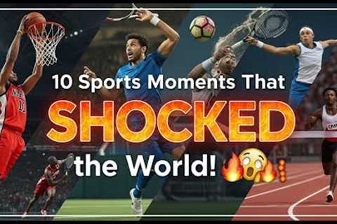 10 Sports Moments That SHOCKED the World! 😱🔥
