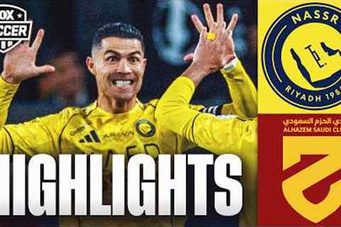 Cristiano Ronaldo scores TWO GOALS in Al-Nassr’s 4-0 win over Al-Hazem ⚽️ FOX SOCCER