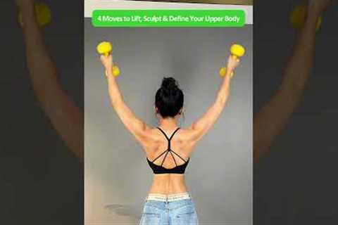 4 Daily Dumbbell Exercises to Sculpt Your Shoulders, Lift Your Back, and Define Your Arms