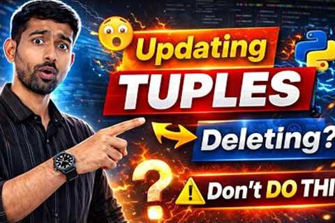 Python tutorial for beginners | Stop Making This Tuple Mistake! ⚠️ #PythonProgramming