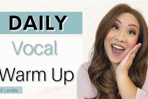 DAILY VOCAL WARM UP #1 To Get Ready To Sing Follow Along
