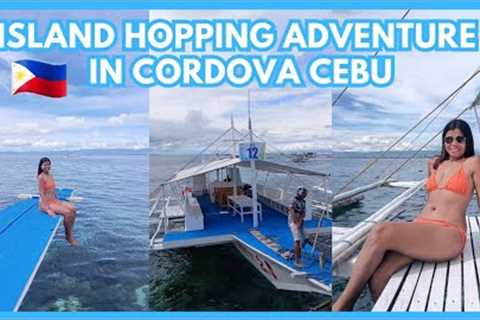 Island Hopping Adventure in Cordova 🇵🇭Cebu Philippines | Boat Trip | Beach Getaway | Cebuana..
