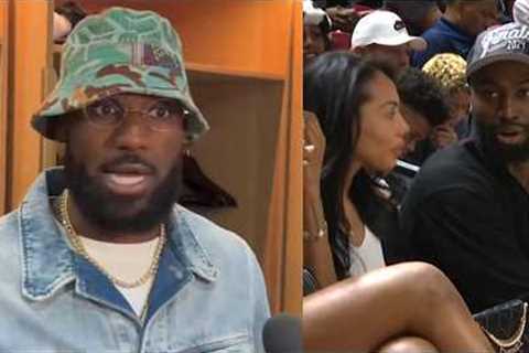 LeBron James brings up Jaylen Brown saying Bronny isn't a pro at Summer League 😬