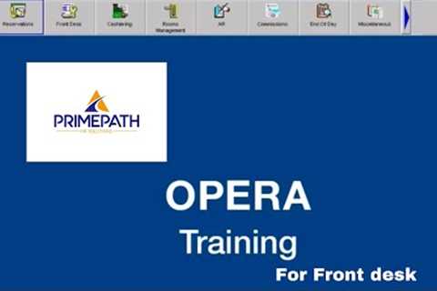OPERA Training for Front desk Receptionist | Essential skills for hospitality career #opera #hotel
