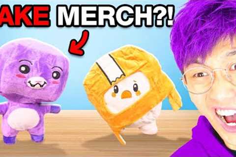 We Unboxed FAKE LANKYBOX MERCH!? (GUESS THE PRICE CHALLENGE!)