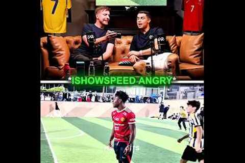 Ronaldo Reacts To Ronaldo Jr VS IShowSpeed 😂