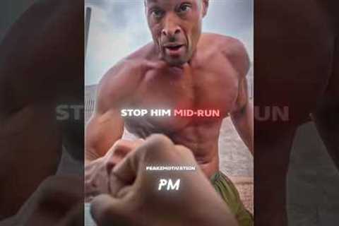 Fan Interrupts David Goggins During His Run😨🗿